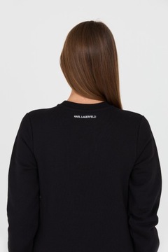 KARL LAGERFELD Czarna bluza Ikonik 2.0 XS