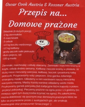 KOCIOŁEK MYŚLIWSKI 8 Lit GARNEK Patelnia Grillowa