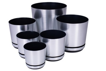 ДЕКОР диаметр цветочного горшка 21 см цвет латуни