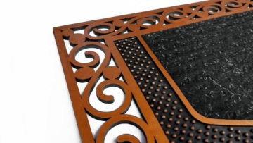 МАССИВНЫЙ ВХОДНОЙ КОВРИК, КОРИЧНЕВЫЙ, ДЛЯ ОБУВИ