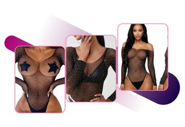 КОМПЛЕКТ ЭРОТИЧЕСКОГО БЕЛЬЯ ЦИРКОНИЯ ERO