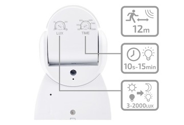 CZUJNIK RUCHU CP-5B PIR 180°