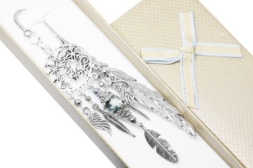 ZAKŁADKA DO KSIĄŻKI łapacz snów JASPIS TRAWIASTY