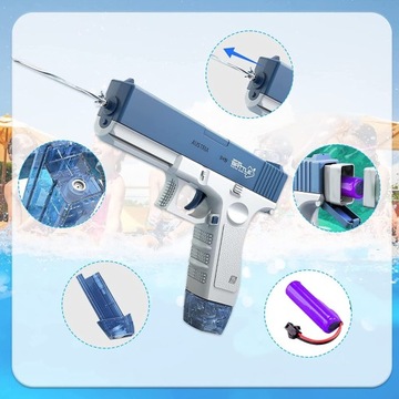 АККУМУЛЯТОР ДЛЯ АВТОМАТИЧЕСКОГО ВОДЯНОГО ПИСТОЛЕТА GLOCK