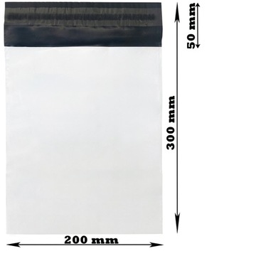 КУРЬЕРСКИЕ УПАКОВКИ В ФОЛЬГЕ УПАКОВКА В ФОЛЬГЕ КОНВЕРТ 200х300 50шт БЕЛАЯ ФОЛЬГА