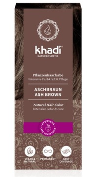 Khadi Henna Ash Brown Popielaty Brąz 100g