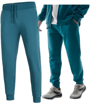 4F MĘSKIE SPODNIE DRESOWE DRESY BAWEŁNA / rozm M