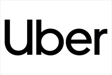 Naklejka tablica magnetyczna TAXI UBER biała 30x20 cm