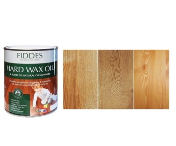 FIDDES Twardy Olejowosk do podłóg mebli blatów HARD WAX OIL LIGHT OAK 1L