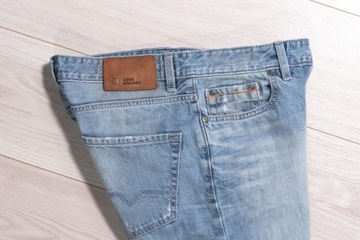 HUGO BOSS ORANGE CLEAR SPODNIE JEANSY 33/32