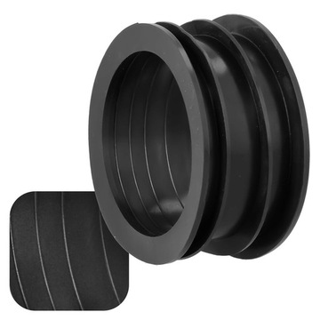 Резиновая водосточная труба для уменьшения желоба 80/110, черная