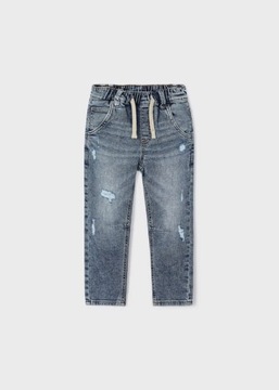 Spodnie chłopięce jogger MAYORAL 4513 jeansowe - 1