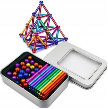 KULKI MAGNETYCZNE NEOCUBE XXL Klocki 8mm 126szt