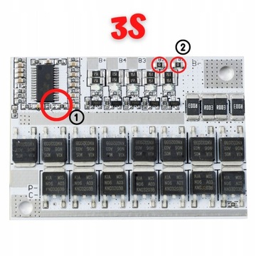 Зарядное устройство Balanser BMS 3S 100A 12,6V Li-Ion 18650