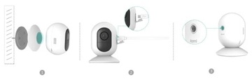 YI KAMI БЕСПРОВОДНАЯ ДОМАШНЯЯ КАМЕРА WIFI БЕСПРОВОДНОЙ МОНИТОРИНГ АККУМУЛЯТОР