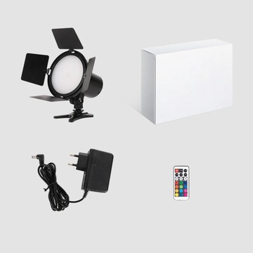 Портативный полноцветный RGB-фонарь для фотосъемки мощностью 10 Вт.