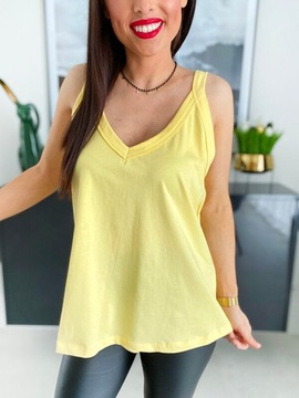 TOP NA RAMIĄCZKACH - ŻÓŁTY