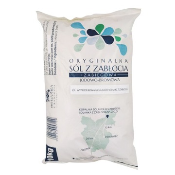SÓL ZABIEGOWA JODOWO-BROMOWA Z ZABŁOCIA 10KG NATUR