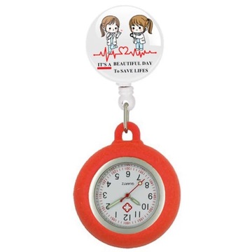 Cartoon Heartbeat Love Nurse Doctor Hospital Medicine Workers Office