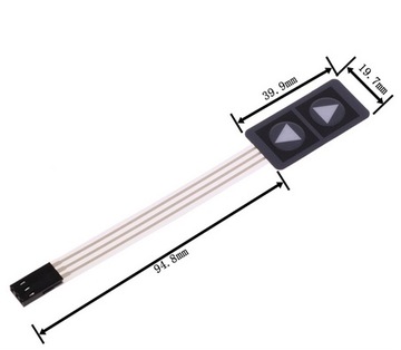 Мембранная клавиатура 2 клавиши 1x2 ARDUINO FV