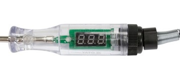 АВТОМОБИЛЬНЫЙ ТЕСТЕР НАПРЯЖЕНИЯ YATO 3–48 В С ЖК-ДИСПЛЕЕМ