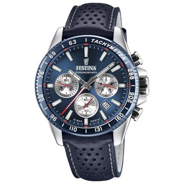 Zegarek Męski Festina F20561-2 niebieski pasek