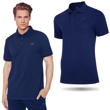 KOSZULKA MĘSKA POLO 4F T-SHIRT PODKOSZULEK BLUZKA SPORTOWA NA CO DZIEŃ