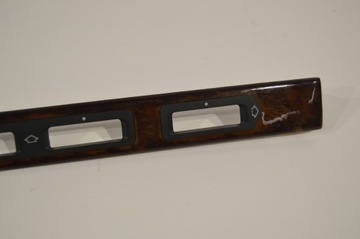 Mercedes W140 средняя деревянная декоративная планка