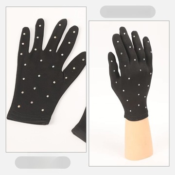 1 ПАРА ПЕРЧАТОК ДЛЯ ФИГУРНОГО КАТАНИЯ ПЕРЧАТКИ ДЛЯ КАТАНИЯ ДЕКОРАТИВНАЯ СЦЕНА GL