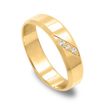 OBRĄCZKA ZŁOTA- ŚLUBNA 4 MM PRÓBA 333