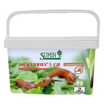 MOLUFRIES 5GB 1kg środek zwalcza ŚLIMAKI W OGRÓDKU BARDZO SKUTECZNY