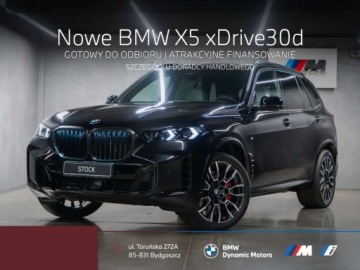 BMW X5 G05 SUV Facelifting 3.0 30d 298KM 2026 BMW X5 xDrive30d 298 KM mHEV - Gotowy do Odbioru - Hak - Kamera 360 - M Pro