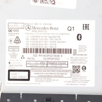 РАДИО CD НАВИГАЦИЯ SD-READER A2469004716 MERCEDES W117 W246 W176