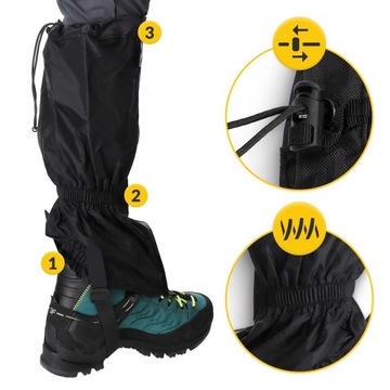 БАЙХАЛЫ ВОДОНЕПРОНИЦАЕМЫЕ ЛЕГКИЕ СНЕЖНЕЗАЩИТНЫЕ КЕГИ 2 ШТ.