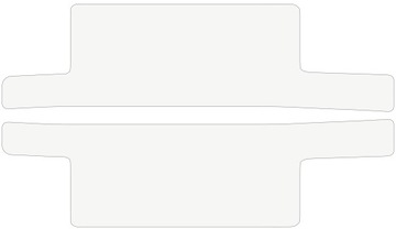 ЗАЩИТНАЯ ПЛЕНКА PPF, задние пороги VOLKSWAGEN GOLF 7