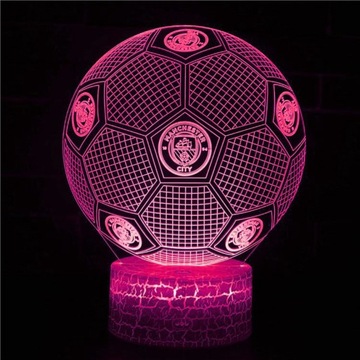 3D светодиодный ночник Manchester City Football