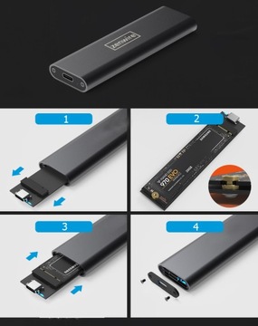Карманный адаптер SSD m.2 Корпус USB-C m2 SATA