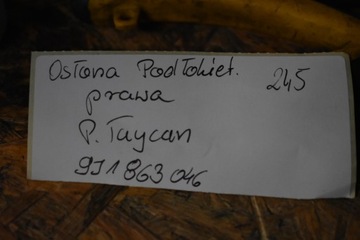 IDEALNI KRYT OPĚRADLA PRAVÁ PORSCHE TAYCAN 1