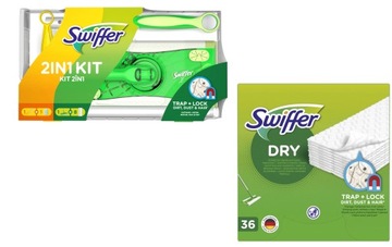 SWIFFER ZESTAW MOP+MIOTEŁKA 44/SUCHE ZAPASY