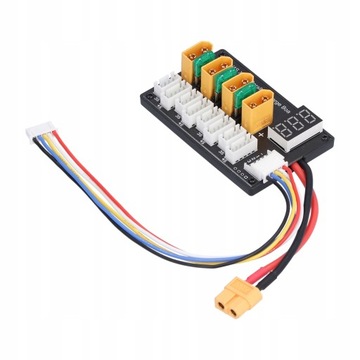 Зарядная плата 3S/4S XT60, 20 А, дисплей цикла