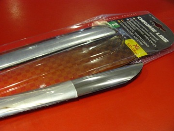 ХРОМИРОВАННАЯ НАКЛАДКА НА БАМПЕР ЗАЩИТА БАМПЕРА 2 шт. 20602