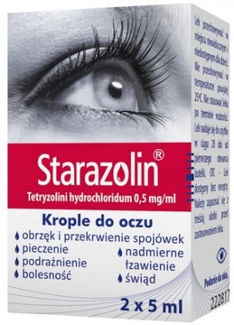 Starazolin 0,5 mg/ml krople do oczu 2x 5 ml