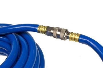 Пневмошланг 5 метров, евроконнектор, воздушный компрессор, сечение 10х17мм.