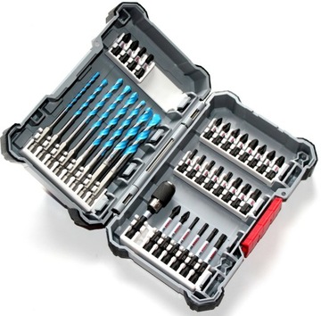 Набор BOSCH из 35 ударных бит и универсальных сверл Multiconstr.