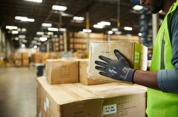 Rękawice Robocze Ochronne BHP Bezszwowe Ansell HyFlex rozmiar.8|M