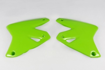 UFO OSŁONY CHŁODNICY KAWASAKI KLX 400R '03-21, KOLOR ZIELONY