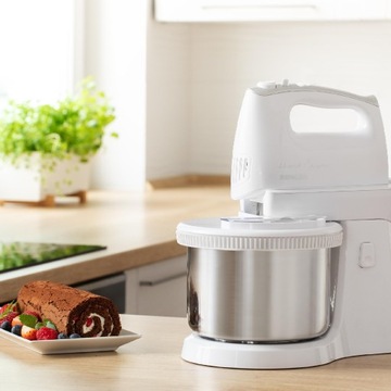 Ручной миксер с вращающейся чашей, 5 скоростей, 500 Вт TURBO