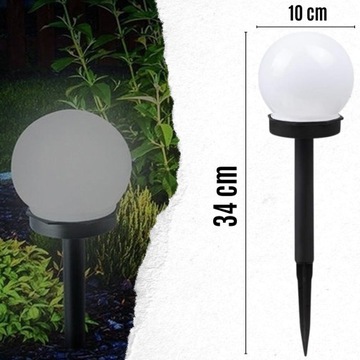 4x СОЛНЕЧНАЯ САДОВАЯ ЛАМПА STRONG WHITE LED BALL XXL РАЗМЕЩЕННЫЕ ЛАМПЫ ДЛЯ САДА