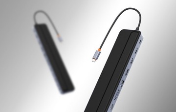 КОНВЕРТЕР-ХАБ 12 в 1 Baseus USB-C 2xHDMI/3xUSB/PD/DP/SD/TF/RJ45/Type-C/3,5 мм