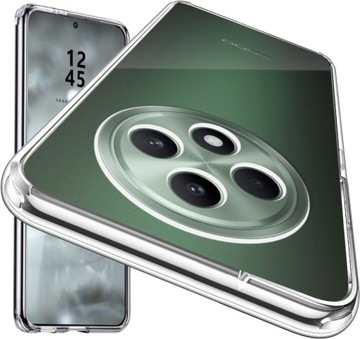 ETUI DO OPPO RENO 12 F 5G / 12 FS CRYSTAL TRANSPARENT LIQUID CASE